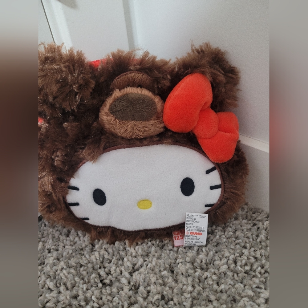 hello kitty bear costume pencil pouch.